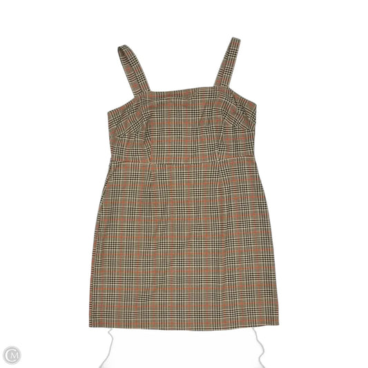 Dress Casual Short By Ava & Viv In Brown & Orange, Size: Xxl