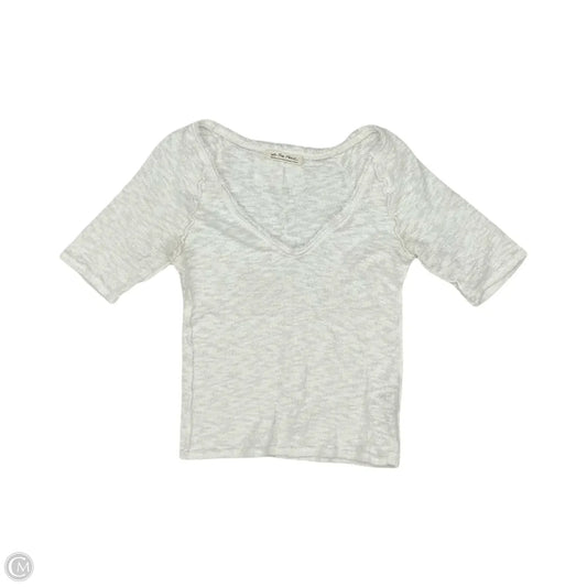 Top Short Sleeve By We The Free In Cream, Size: M