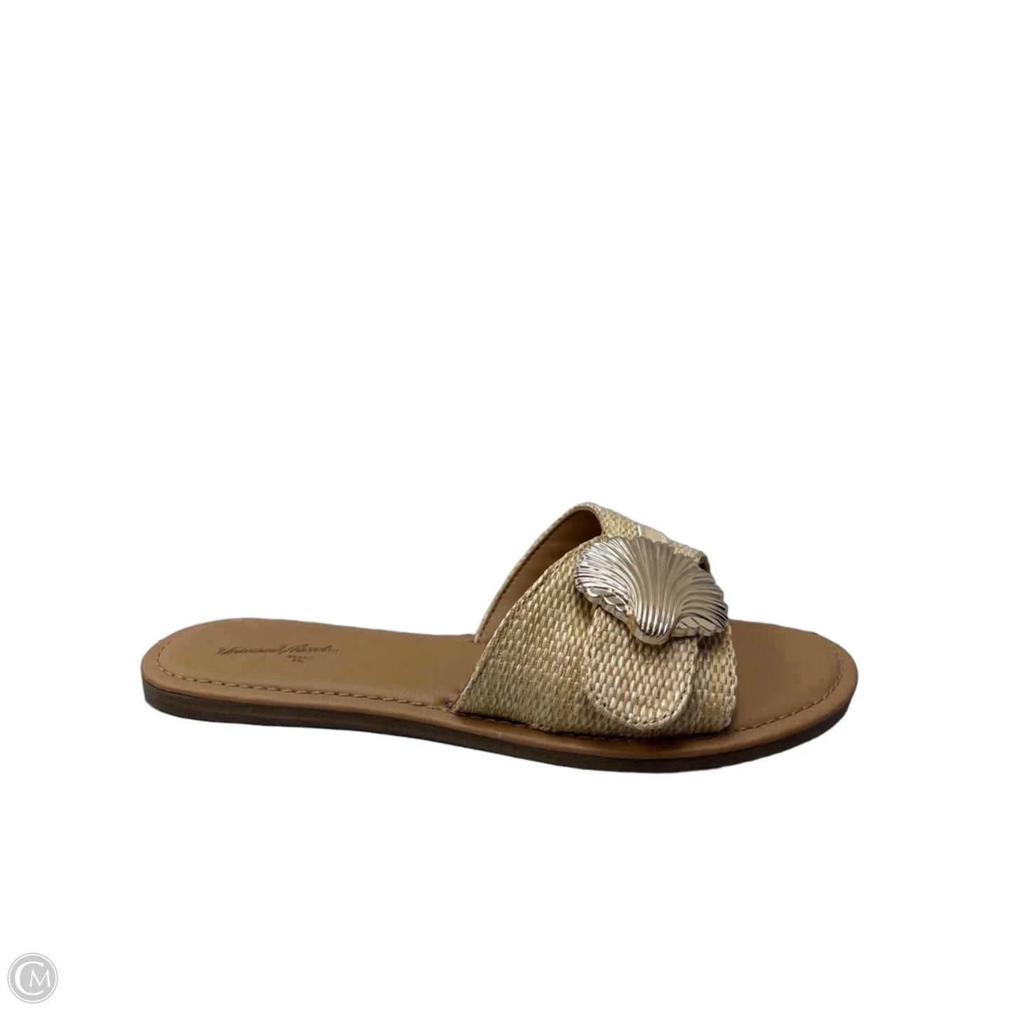 Sandals Flats By Universal Thread In Tan, Size: 7.5
