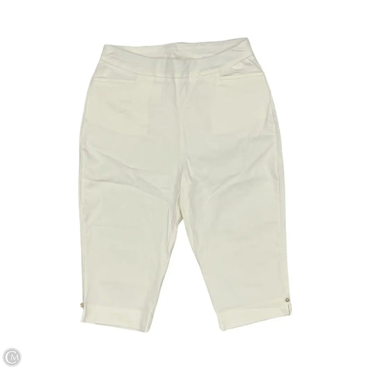 Pants Cropped By Dear Scarlett In Cream, Size: 1x
