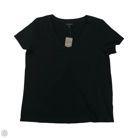 Top Short Sleeve By J. Jill In Black, Size: S