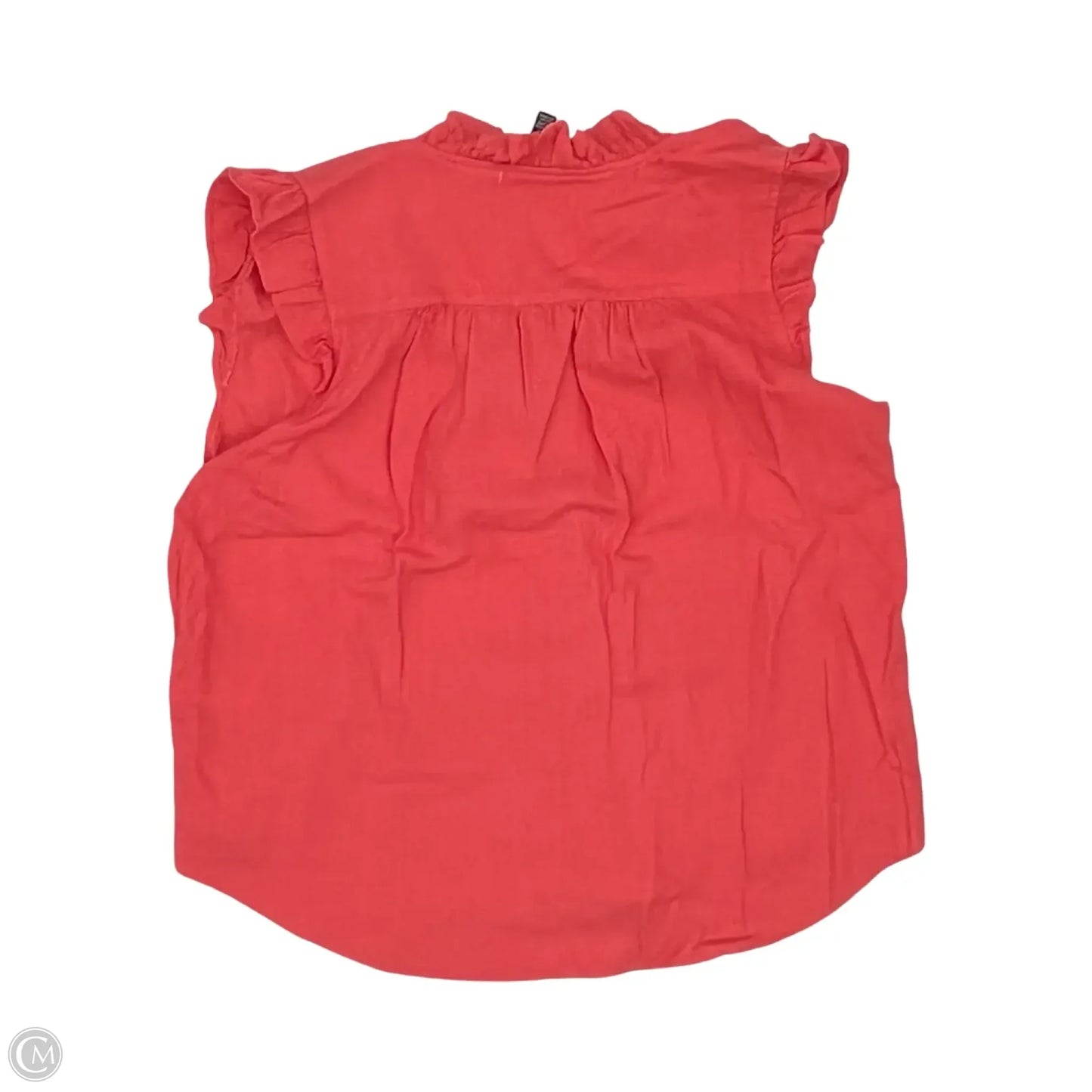 Blouse Sleeveless By Ellen Tracy In Orange, Size: L