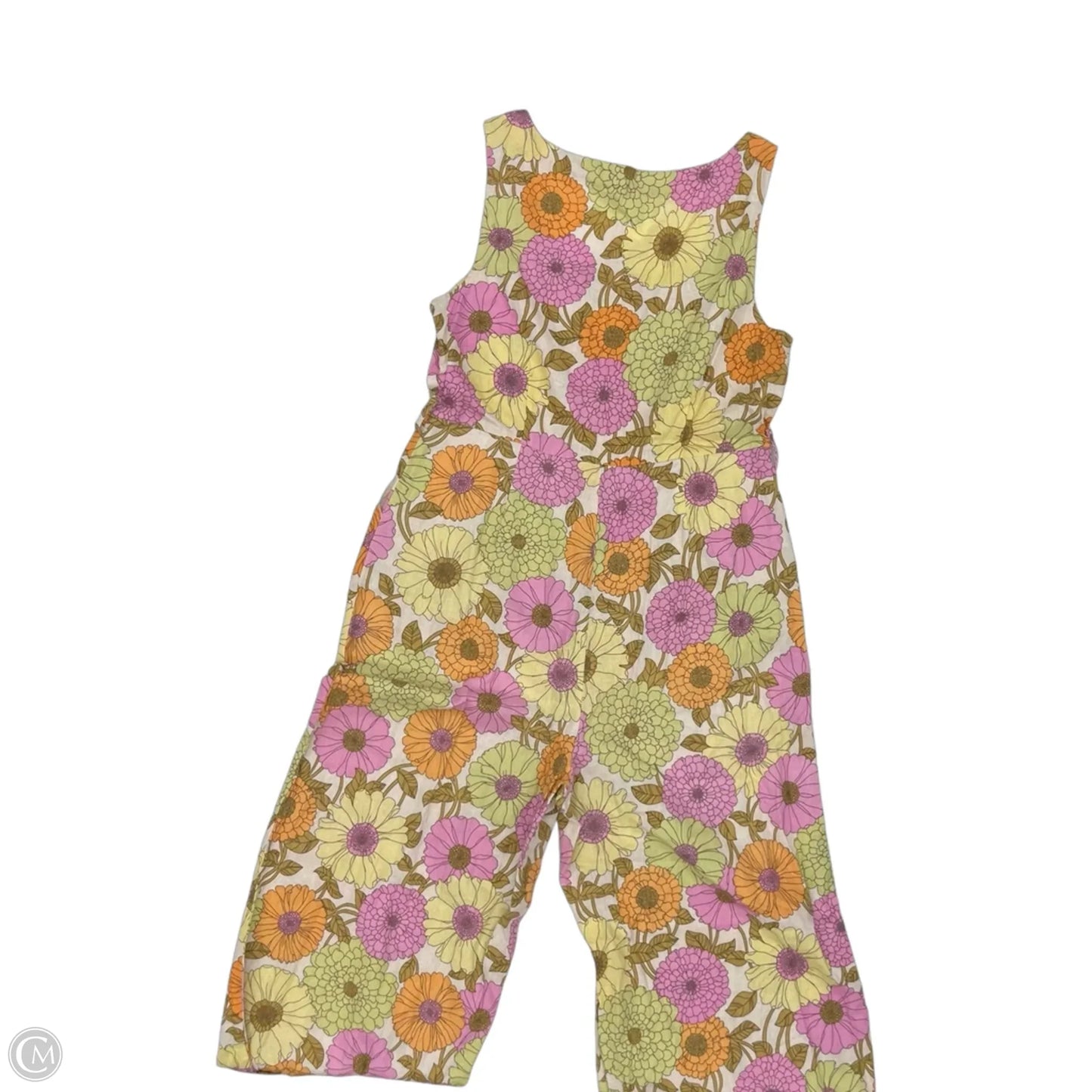 Jumpsuit By Clothes Mentor In Floral Print, Size: L