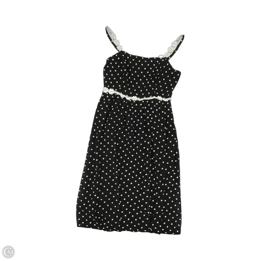 Dress Party Long By Modcloth In Black & Cream, Size: L