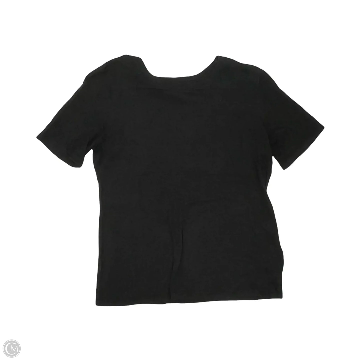 Top Short Sleeve By Banana Republic In Black, Size: Xs