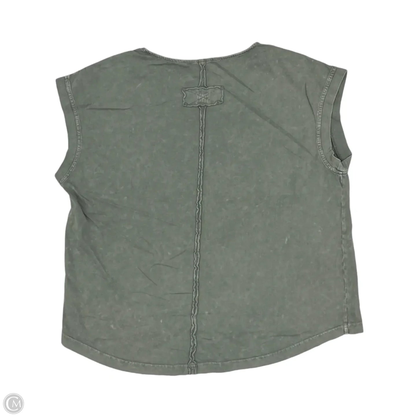 Top Short Sleeve By Clothes Mentor In Green, Size: M