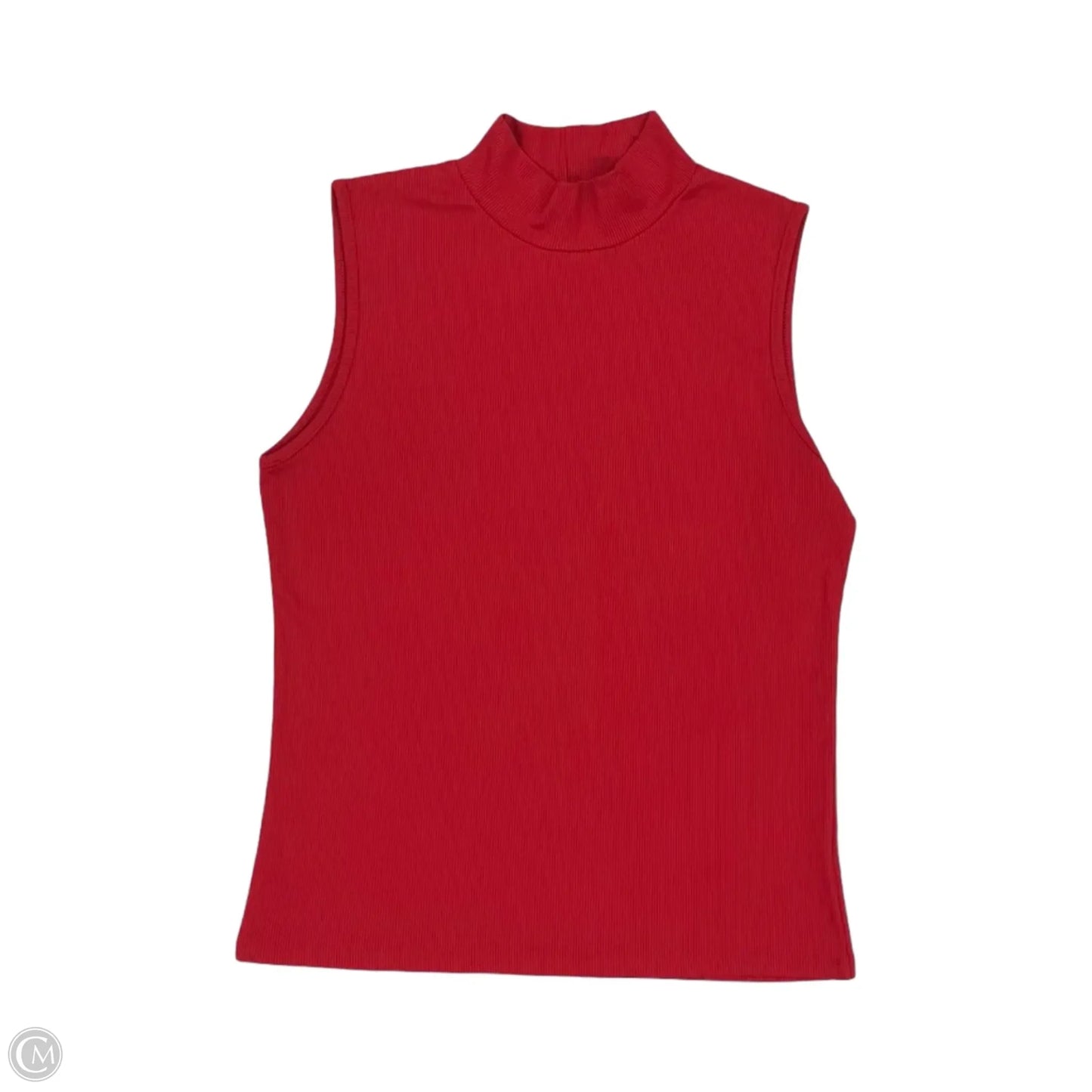 Top Sleeveless By Clothes Mentor In Red, Size: L