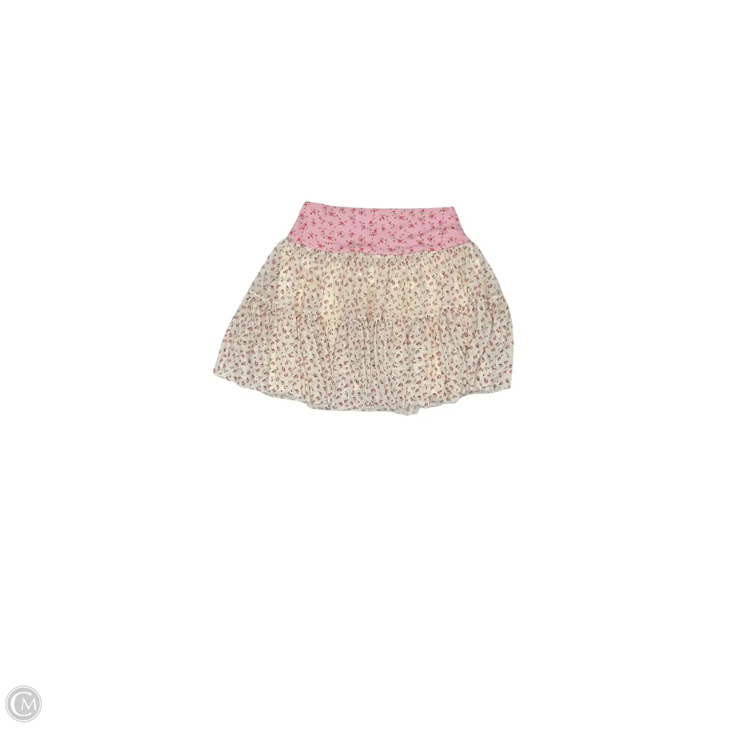 Skort By Clothes Mentor In Floral Print, Size: M