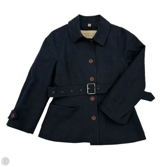 Jacket Luxury Designer By Burberry In Navy, Size: M