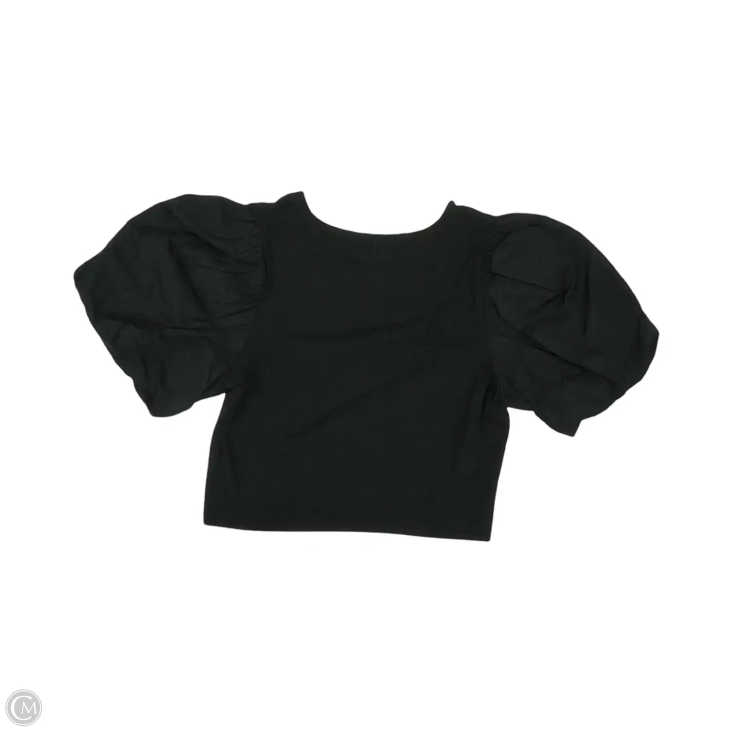 Top Short Sleeve By A New Day In Black, Size: M