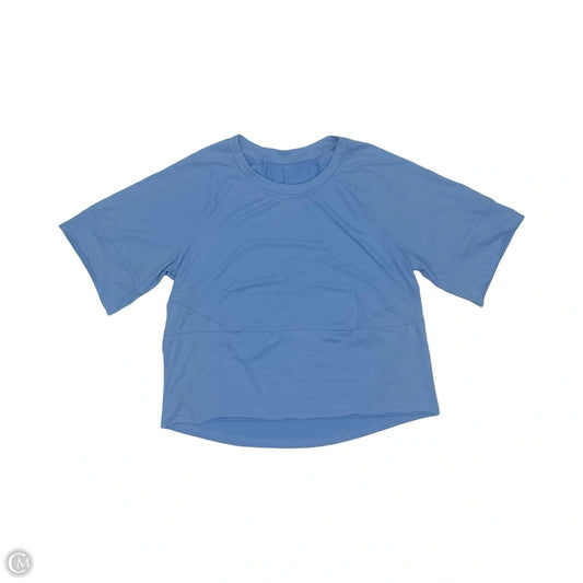 Top Short Sleeve By Cmf In Blue, Size: S