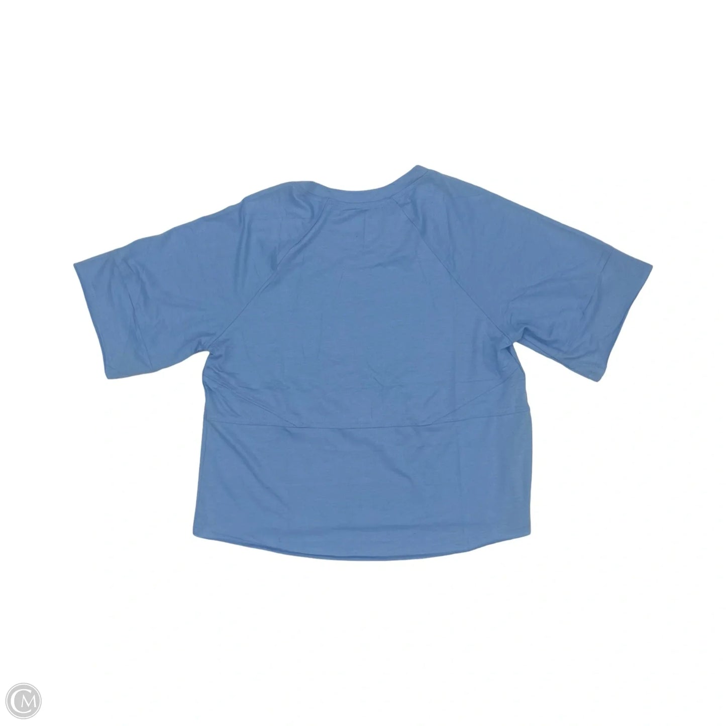 Top Short Sleeve By Cmf In Blue, Size: S