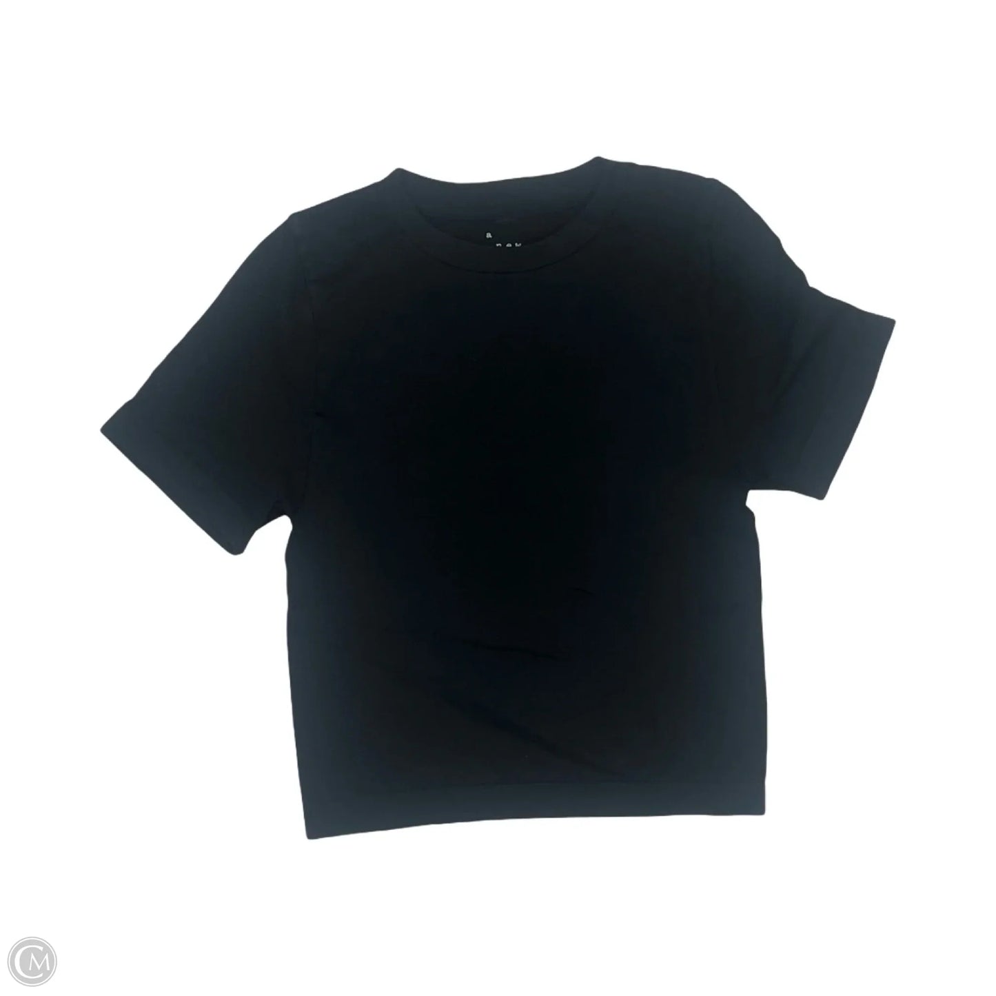 Top Short Sleeve By A New Day In Black, Size: S