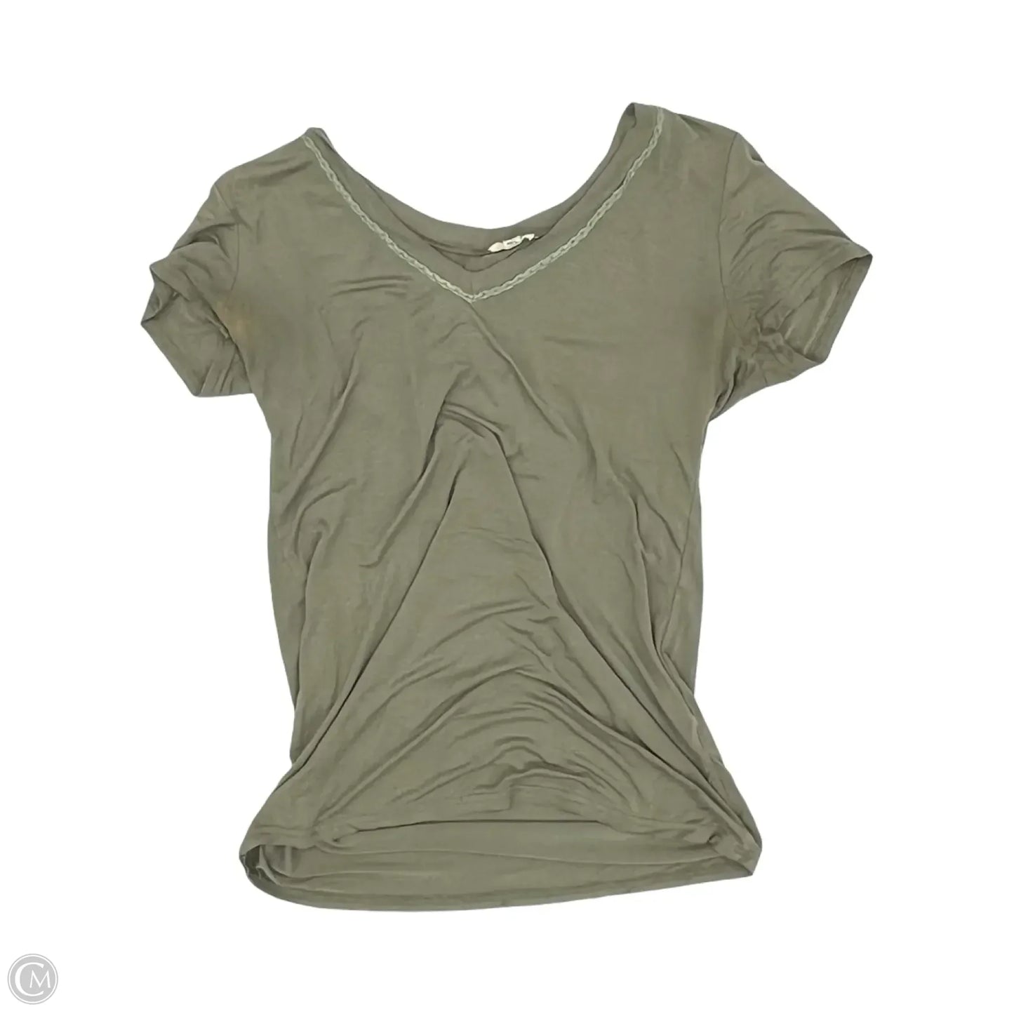 Top Short Sleeve By Pol In Green, Size: S