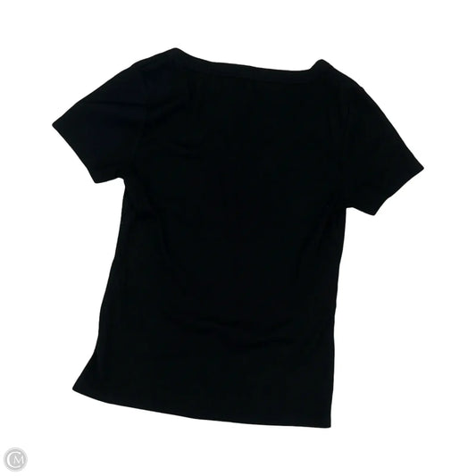 Top Short Sleeve By Old Navy In Black, Size: M