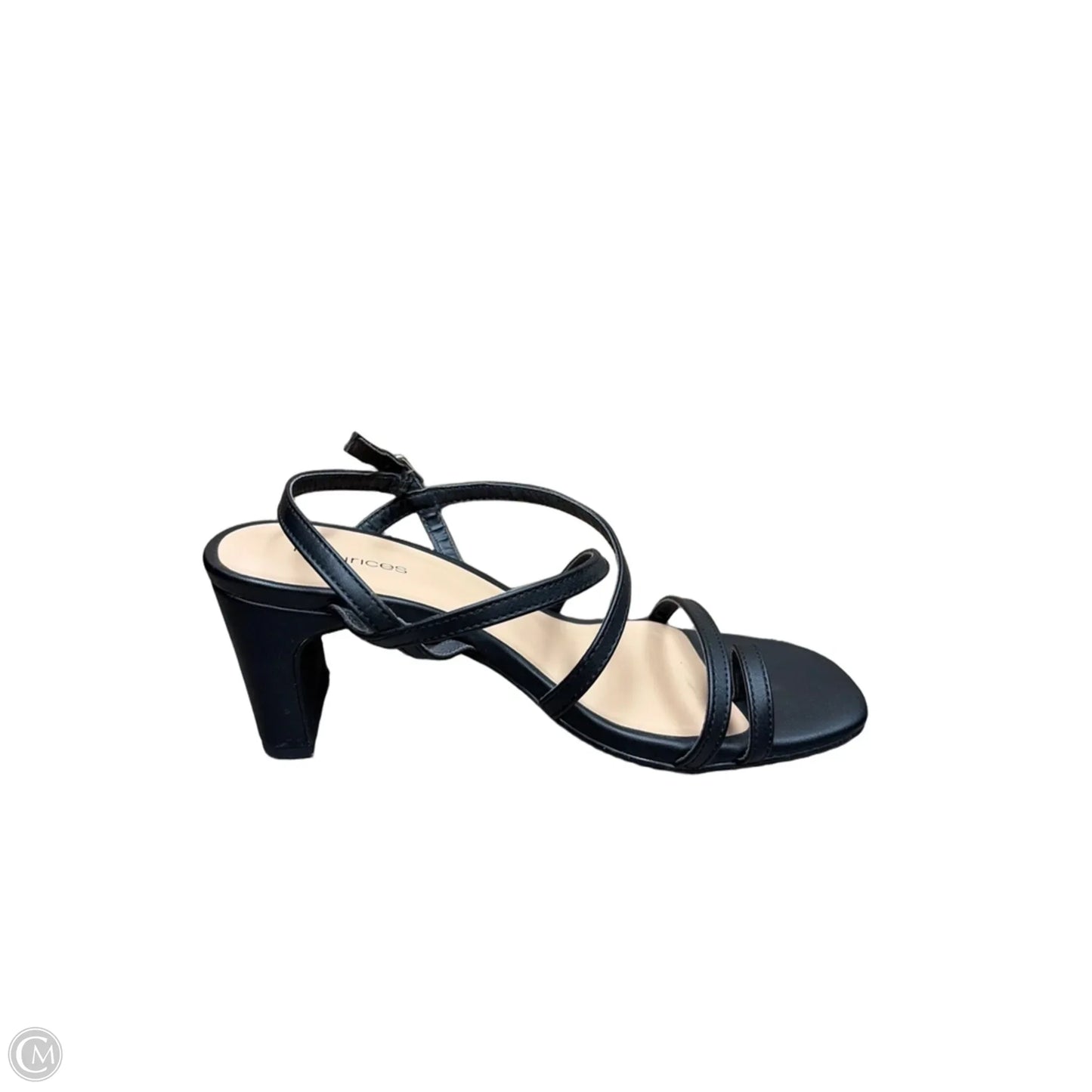 Sandals Heels Block By Maurices In Black, Size: 7.5