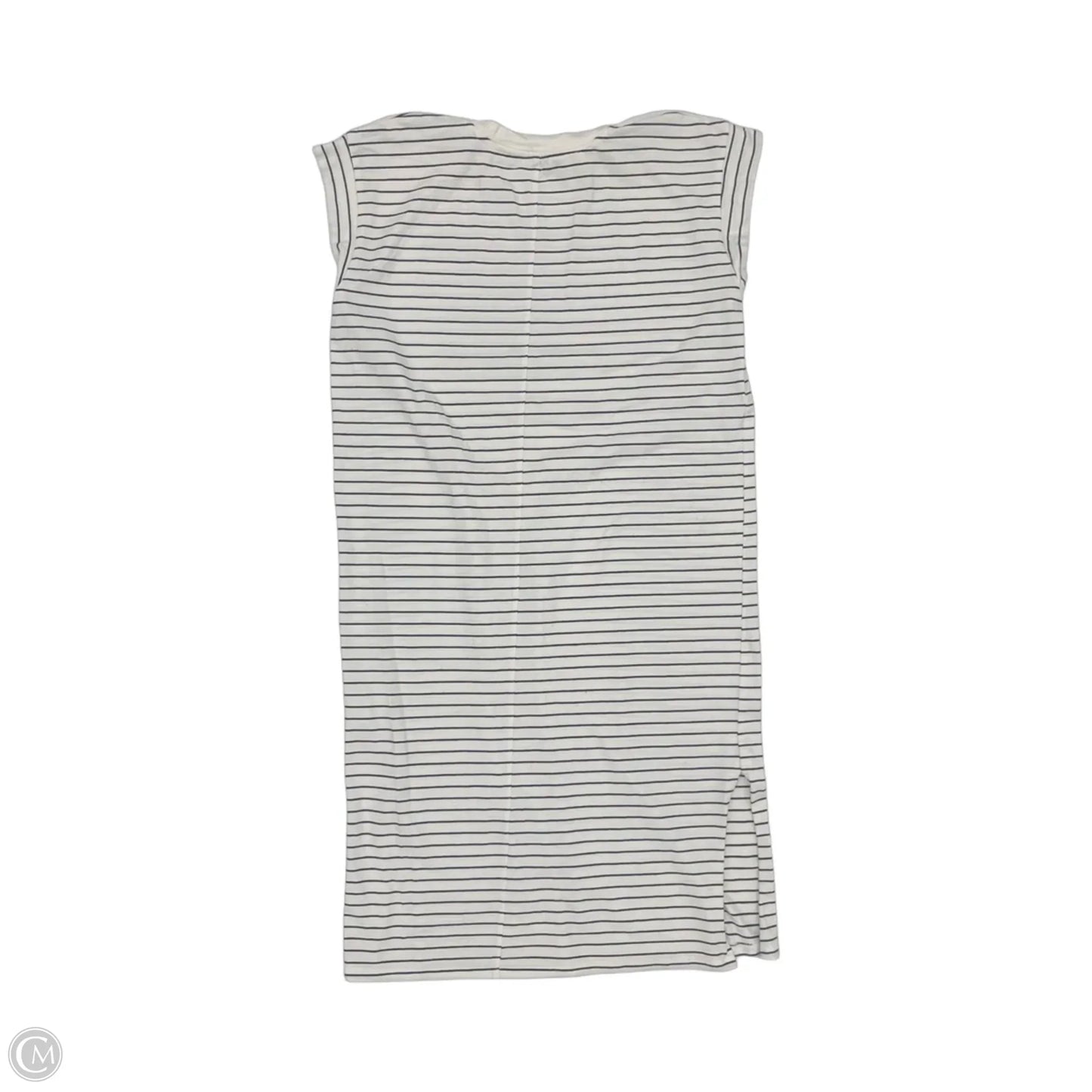 Dress Casual Midi By A New Day In Black & Cream, Size: M