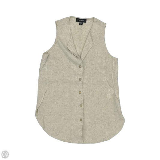 Vest Other By Karen Kane In Tan, Size: Xs