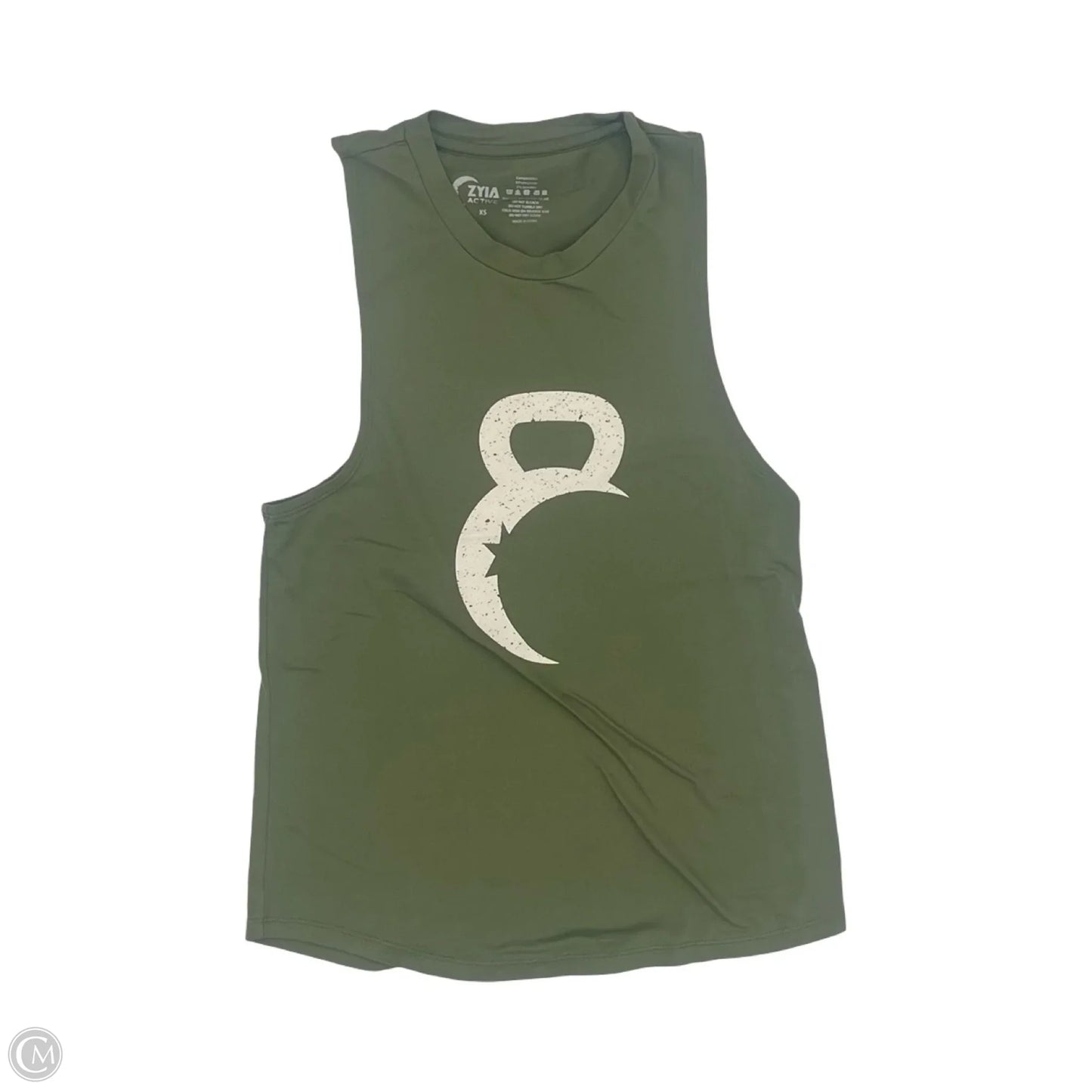 Athletic Tank Top By Zyia In Green, Size: Xs