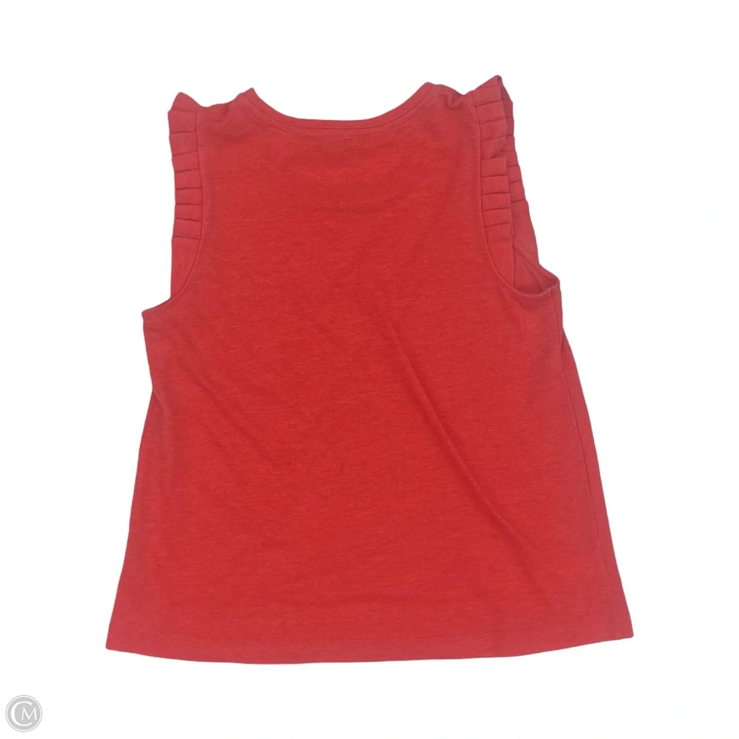 Blouse Sleeveless By Loft In Orange, Size: S