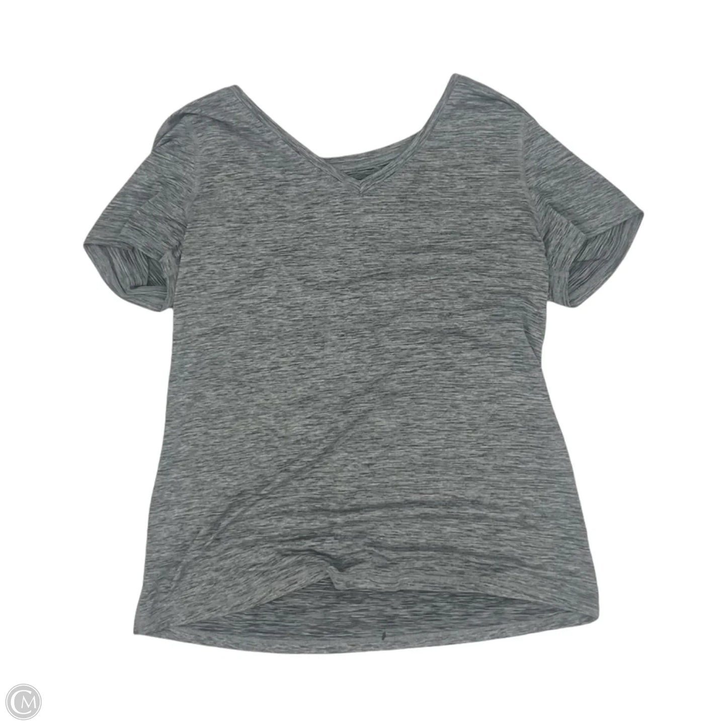 Athletic Top Short Sleeve By Athletic Works In Grey, Size: S