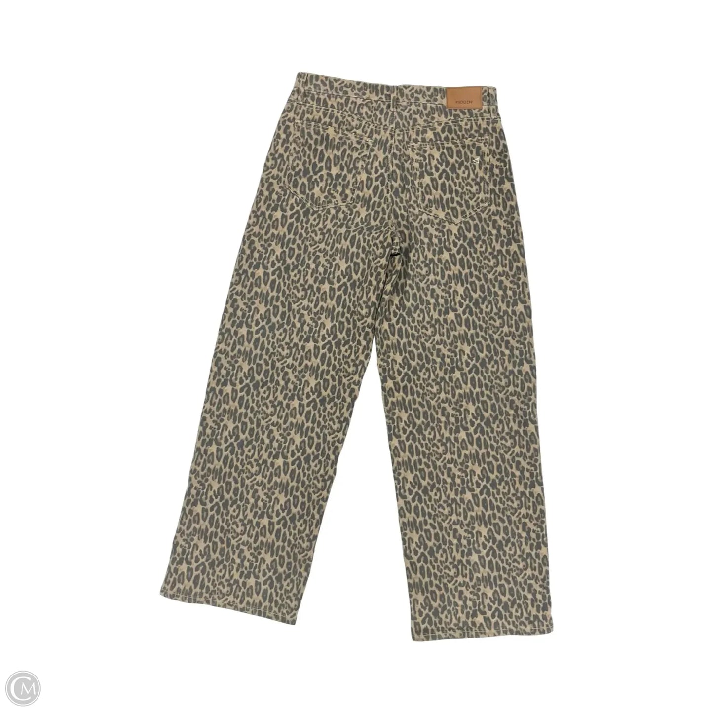 Jeans Wide Leg By Hidden In Leopard Print, Size: 4