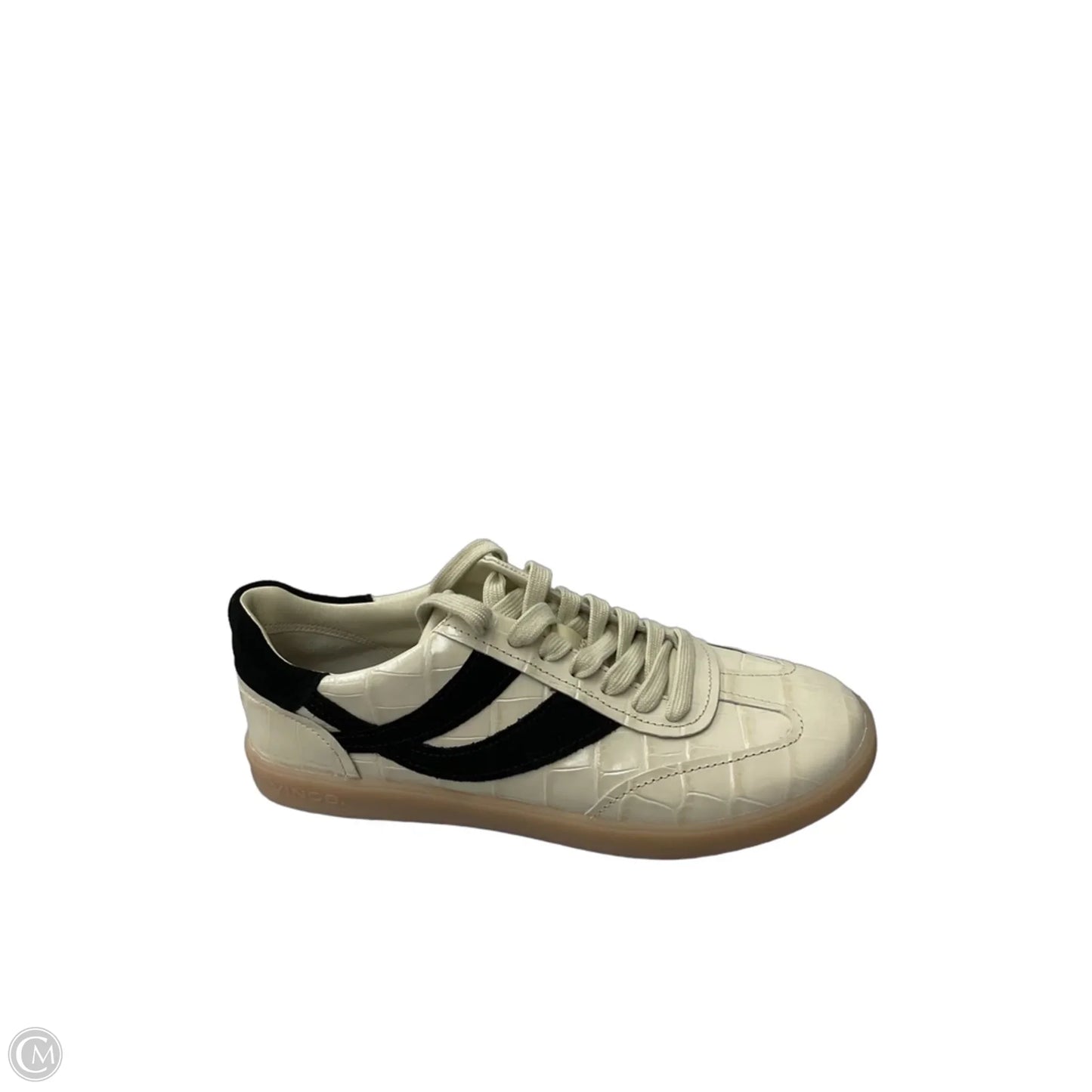 Shoes Sneakers By Vince In Black & Tan, Size: 8