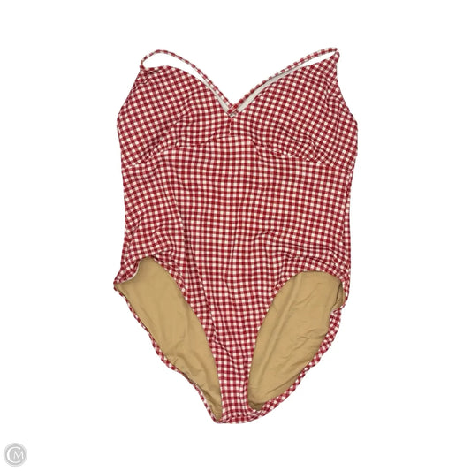 Swimsuit By Old Navy In Red & White, Size: 3x