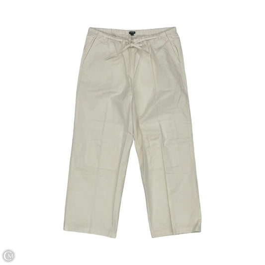 Pants Wide Leg By J. Crew In Cream, Size: M