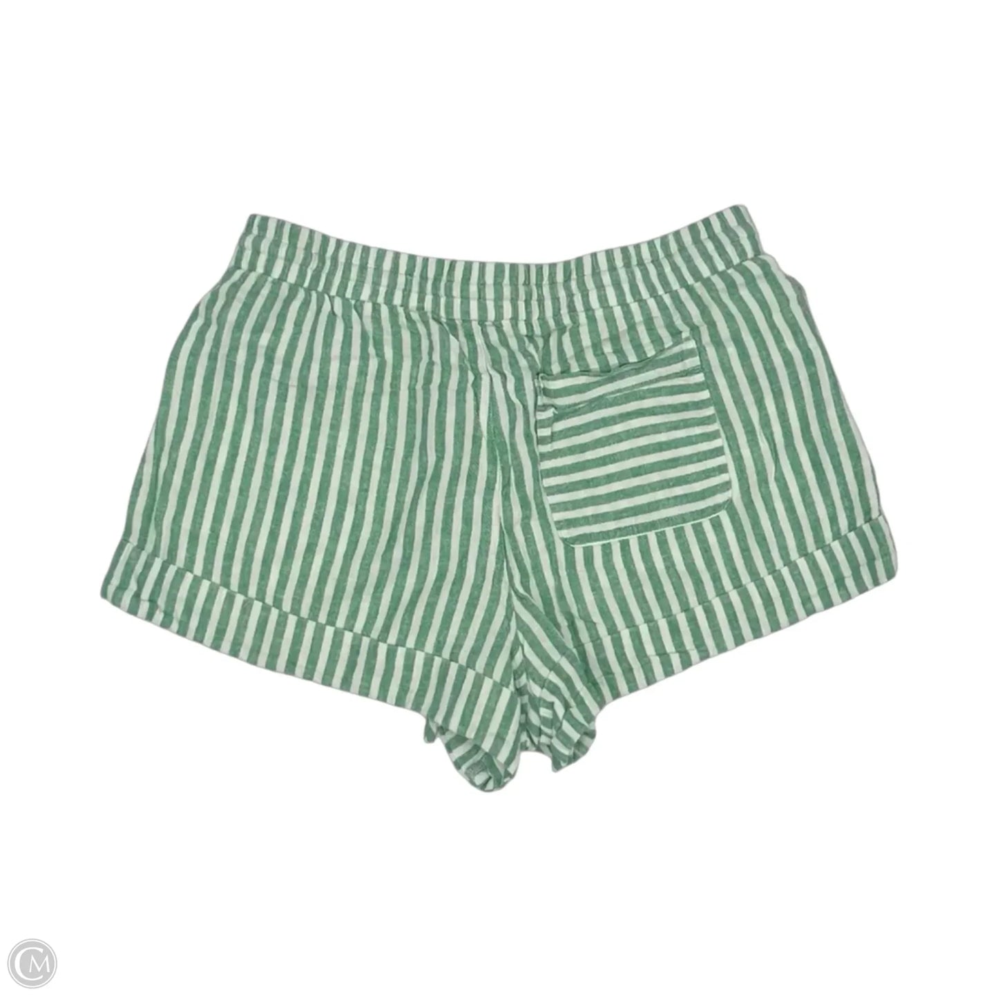 Shorts By Universal Thread In Cream & Green, Size: M