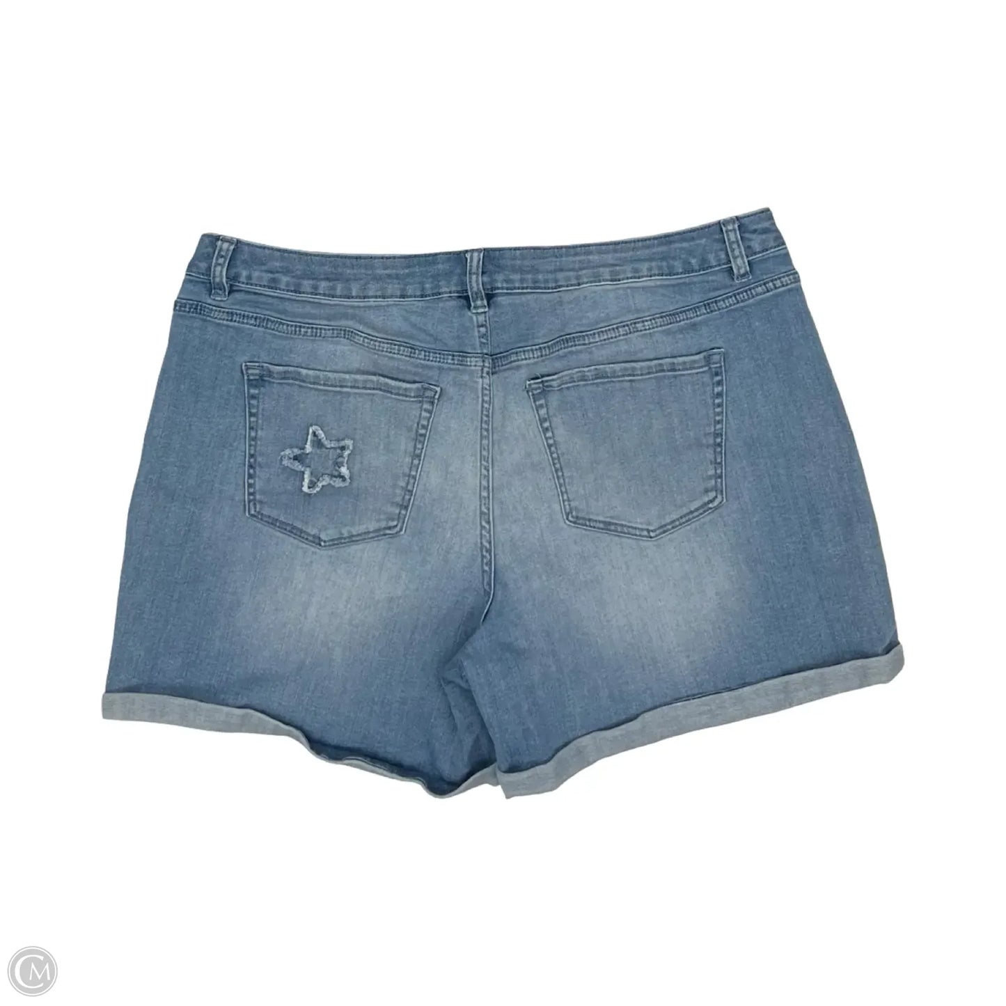 Shorts By Lane Bryant In Blue Denim, Size: 18