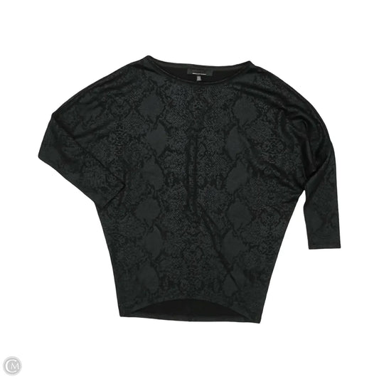 Blouse Long Sleeve By White House Black Market In Black, Size: Xxs