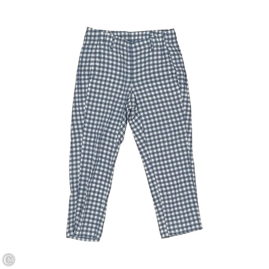 Pants Linen By J. Jill In Blue & Cream, Size: Xsp