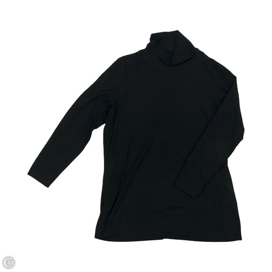 Top Long Sleeve By J. Jill In Black, Size: Mp