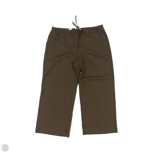 Pants Wide Leg By Loft In Brown, Size: Xxl