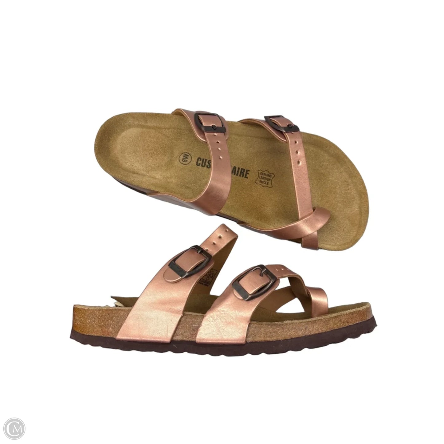 Sandals Flats By Cushionaire In Pink, Size: 8