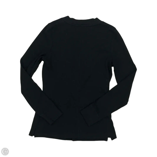 Top Long Sleeve By Banana Republic In Black, Size: M