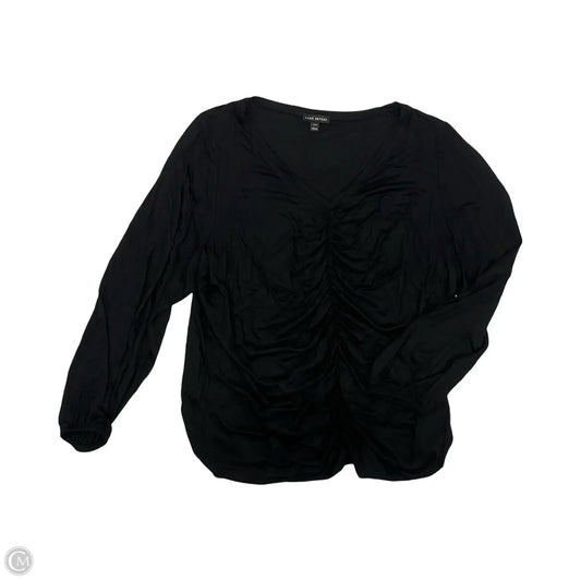 Top Long Sleeve By Lane Bryant In Black, Size: 3x