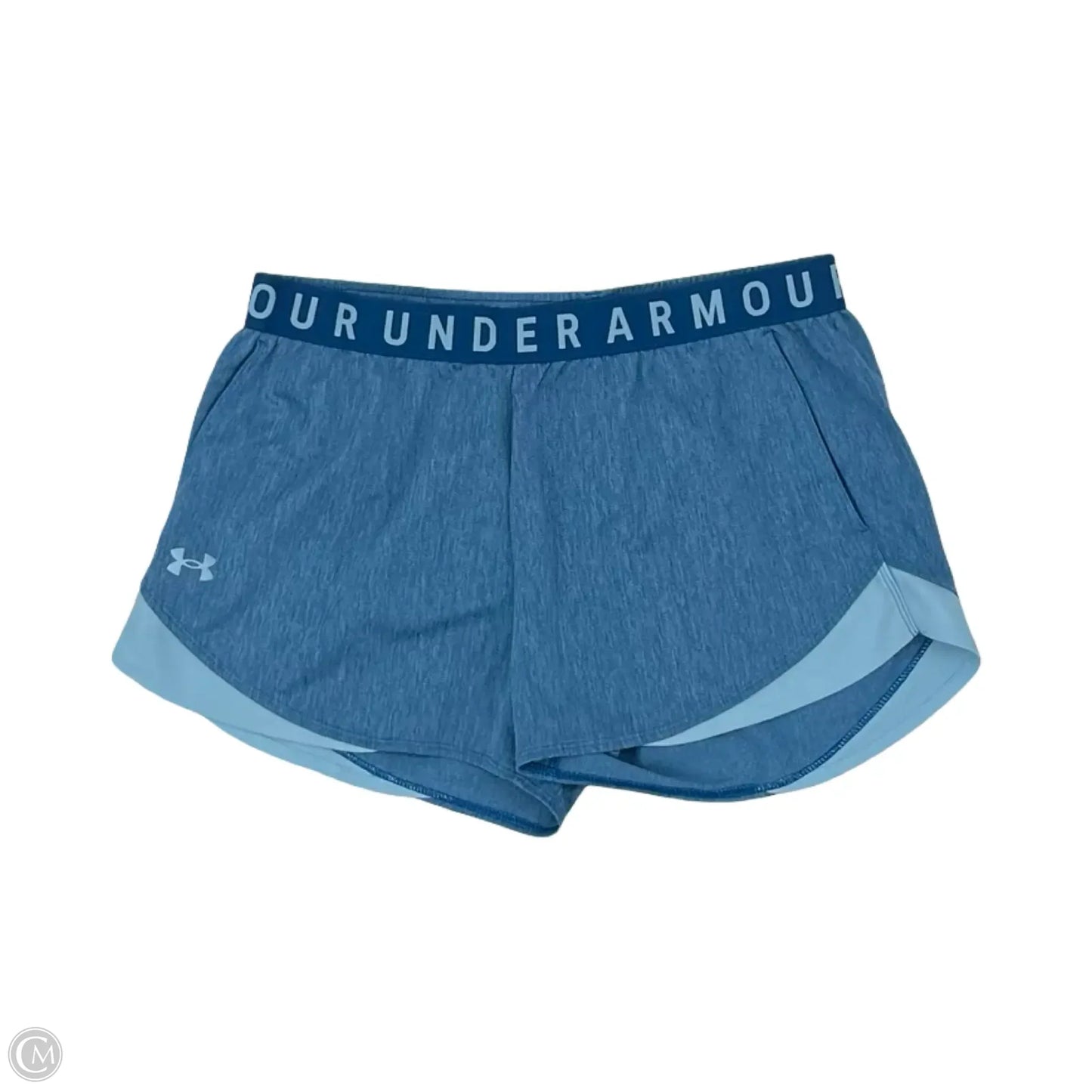 Athletic Shorts By Under Armour In Blue, Size: L