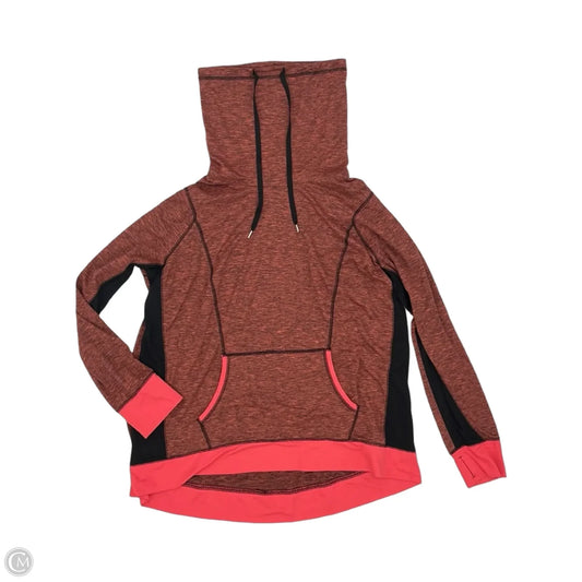 Athletic Top Long Sleeve Collar By Maurices In Red, Size: 1x
