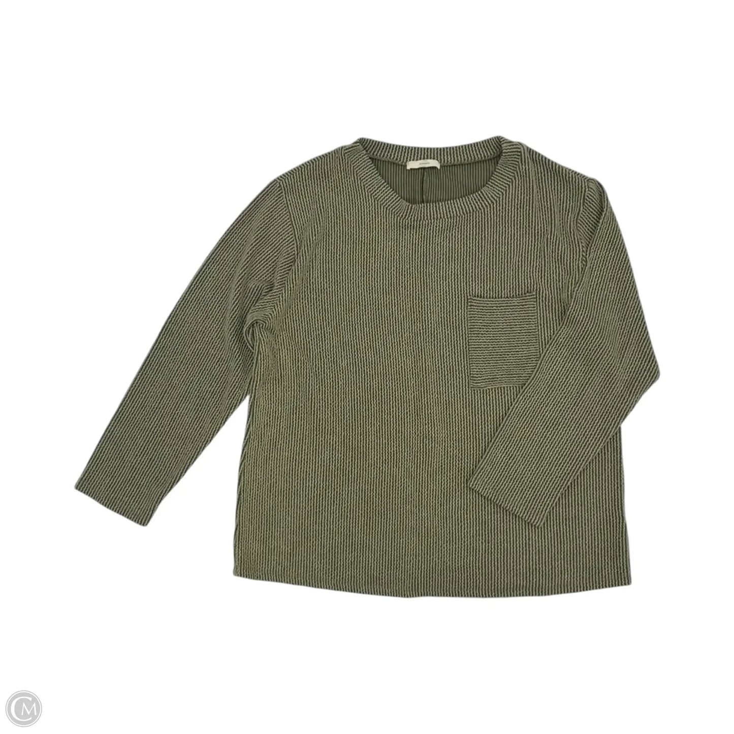 Top Long Sleeve By Entro In Green, Size: L