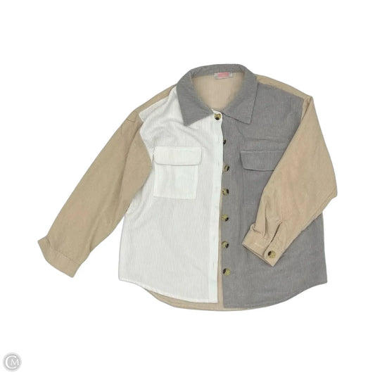 Top Long Sleeve By Cmf In Multi-colored, Size: L