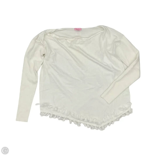 Sweater Designer By Lilly Pulitzer In Cream, Size: L