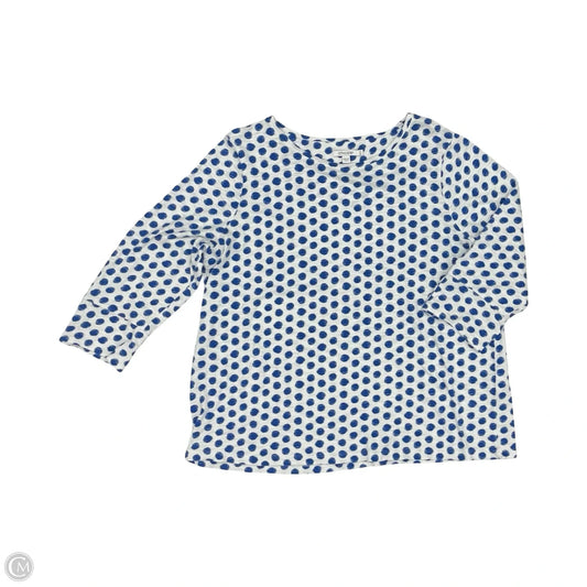 Top 3/4 Sleeve By Chicos In Polkadot Pattern, Size: Xl