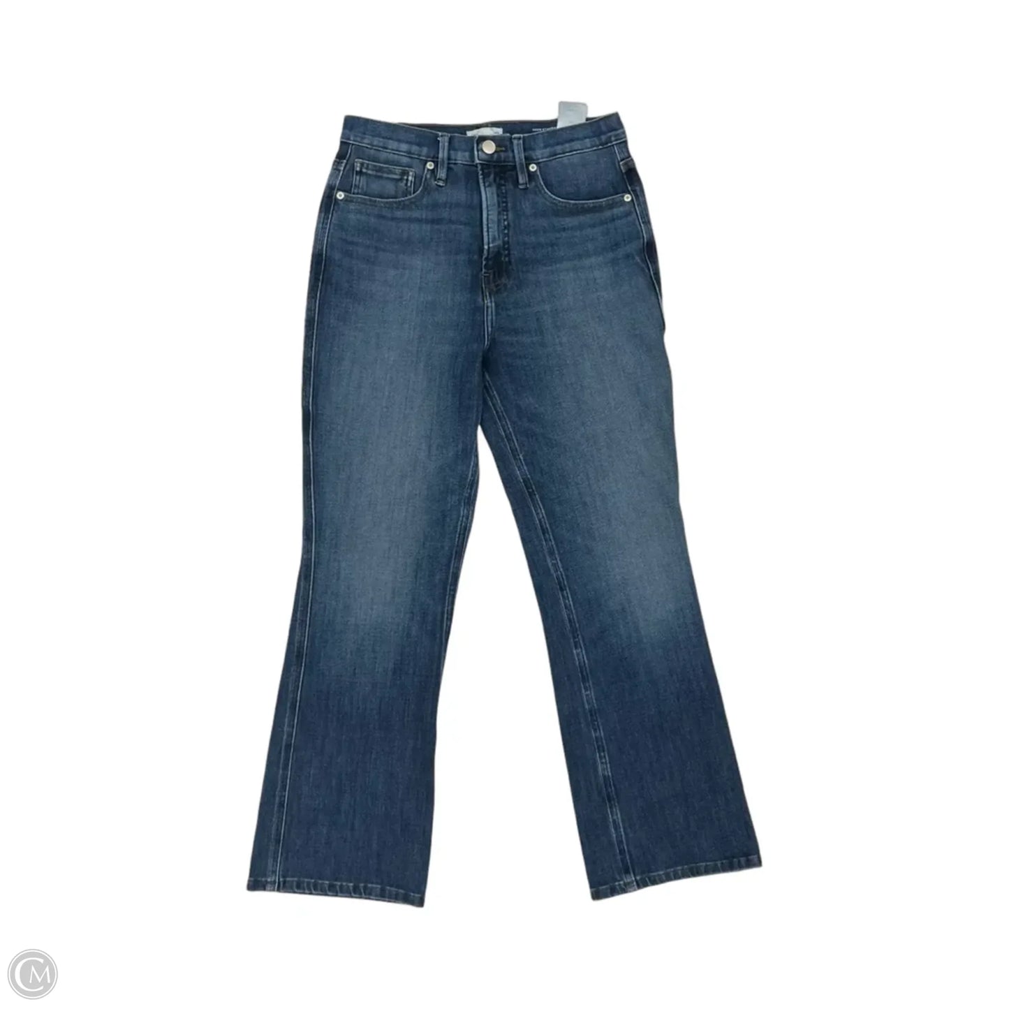 Jeans Flared By Good American In Blue Denim, Size: 6
