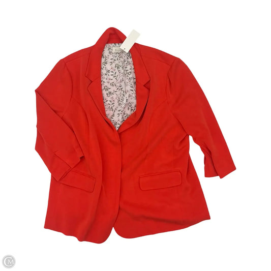 Blazer By Skies Are Blue In Orange, Size: 2x