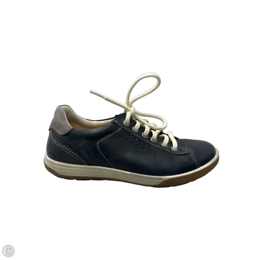 Shoes Sneakers By Ecco In Black & Brown, Size: 5.5