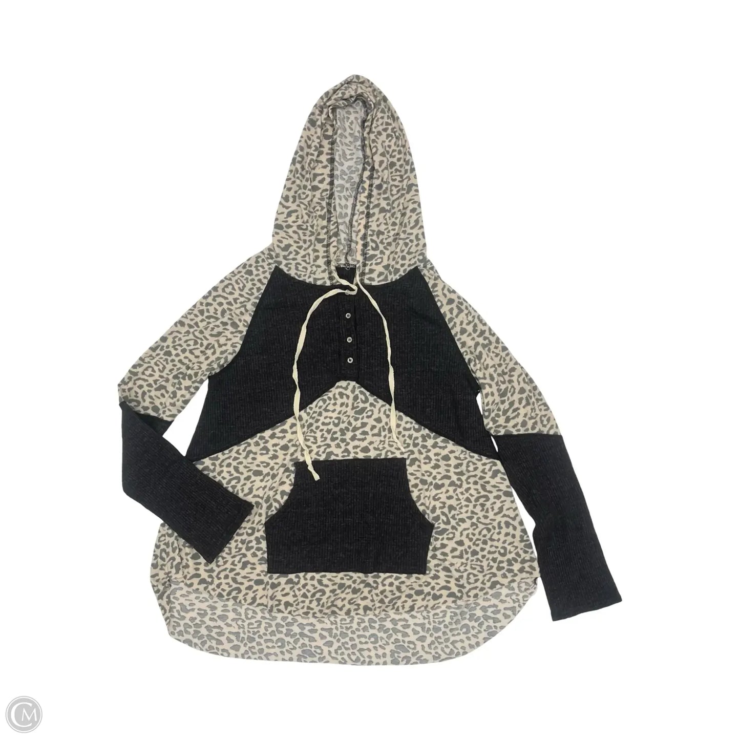 Top Long Sleeve By Pol In Animal Print, Size: M