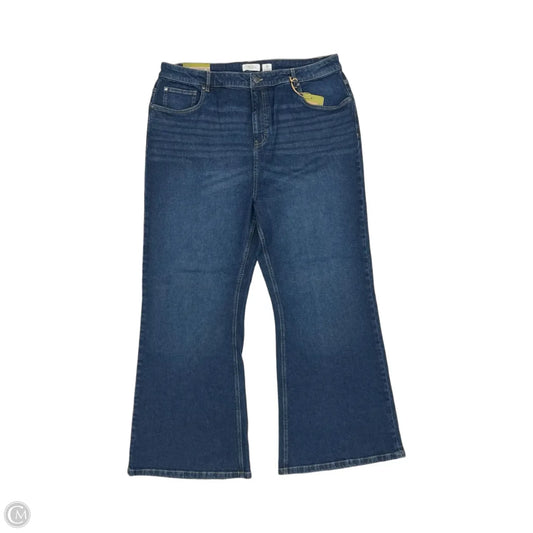 Jeans Boot Cut By Serra In Blue Denim, Size: Xl