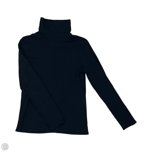 Top Long Sleeve By Lauren By Ralph Lauren In Navy, Size: L